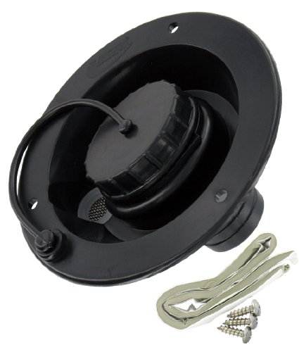 Valterra A01-2003BKVP Black Carded Gravity Water Inlet