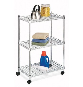 Whitmor 6056-344-N Supreme Cart, Chrome