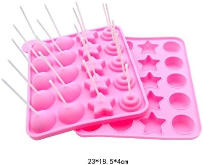 20-hole lollipops Star shape silicone mold, cake baking tools, cake mould