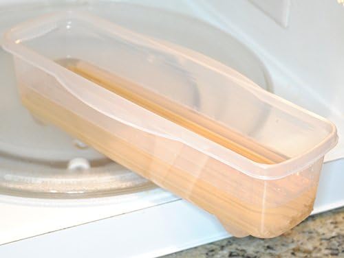 Easy Microwaveable Pasta Cooker - No Pots and Pans & Cook Half of the Time, Less Water and Less Cleaning