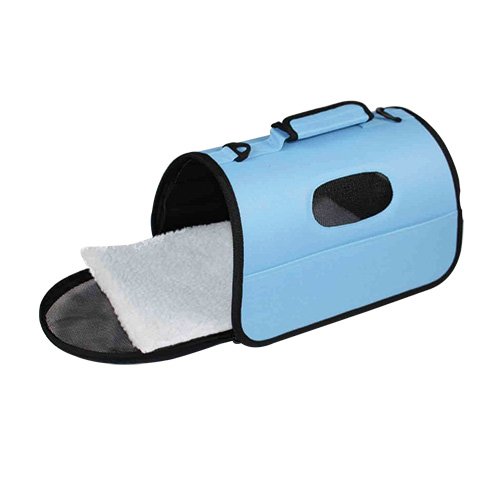 Pet Carrier - Dog Carrier - Folding Zippered Cage Carrier - Extra Small