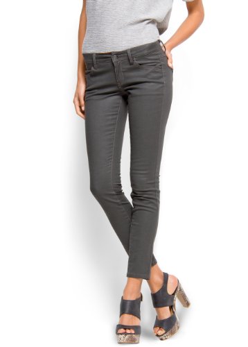 Mango Women's Methalic Effect Cropped Jeans product image