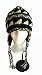 Nepal Hand Knit Sherpa Hat with Ear Flaps, Trapper Ski Heavy Wool Fleeced Lined Cap