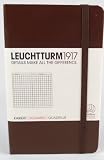 Produkt-Bild: Leuchtturm 1917 Agenda Notizbuch Notebook POCKET Tabak KARIERT DIN A6 185 Seiten numeriert