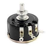 uxcell　ポテンショメータ　巻線　可変　6mm丸シャフト　3ピン　WX112 050 4.7K Ohm 5% 5W