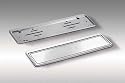 Tuning Design Nummernschildplatte 1 (ein) Stück Kennzeichenhalter Edelstahl poliert 141 x 533mm