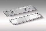 Tuning Design Nummernschildplatte 1 (ein) Stück Kennzeichenhalter Edelstahl poliert 141 x 533mm