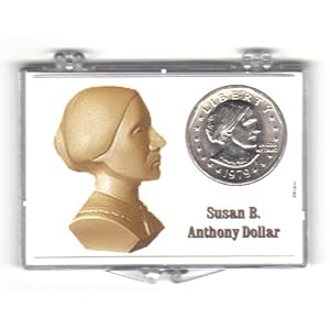 1979-P Susan B Anthony U.S. Dollar Coin in Display Case