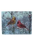 Cardinal Birds Glass Cutting Board / Kitchen Decor