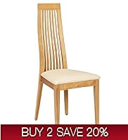 2 Wexford Slat Back Dining Chairs