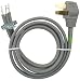 Tools & Hardware : Whirlpool 8171385RC 4-Foot 40 Amp 3 Wire Range Power Cord