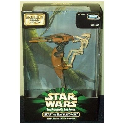 41foSAmzyGL Star Wars STAP and Battle Droid Action Figure POTF
