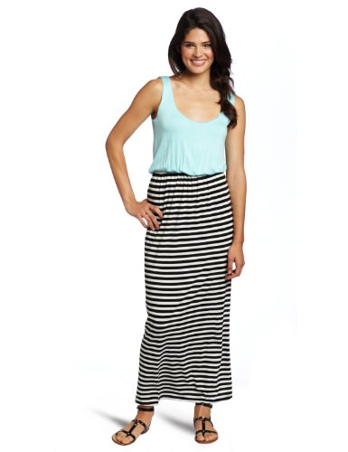 Velvet Torch Women's Colorblock Tank Maxi Dress