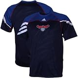 Atlanta Hawk T Shirts : Adidas Atlanta Hawks On-Court Team Shooter Premium T-Shirt - Navy Blue