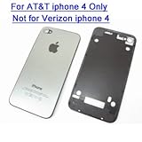 Metal Aluminum Siliver Color ~ Full Back Battery Cover Case Housing for App ....