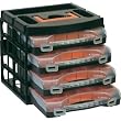 Sortimentskoffer Sortimentskasten mit 4 Organizern - 56100