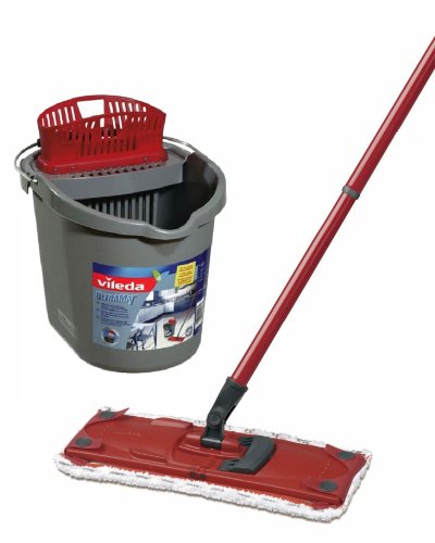Vileda 132246 Ultramat Komplett Set inkl. Ultramat System mit Microfaser-Bezug und Ultramat Eimer mit PowerPresse Vileda 132246 Ultramat Komplett Set inkl. Ultramat System mit Microfaser-Bezug und Ultramat Eimer mit PowerPresse