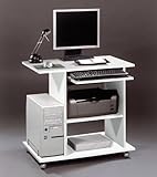 Pharao24 Computertisch weiss Prato