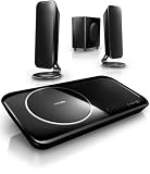 Philips - HES4900/12 - Home Cinéma DVD - Barre sans fil - HDMI 1080p - USB - Lecteur DVD / Divx - Haut-parleurs verticals - USB - 350 W - Noir laqué