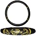 Yellow Butterfly Steering Wheel Cover