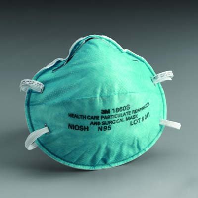 N95 Health Care Particulate Respirator and Surgical Mask (Box) small
