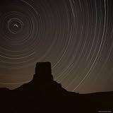 Star Trek Over Monument Valley, an Area in Utah and Arizona, USA Photographic Poster Print by Tony Gervis, 16x16