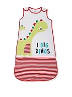 Pitter Patter Baby Gifts Saco de Dormir (Blanco / Rojo)