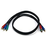 3Ft 3-RCA Component Video Cable (RG-59/u)