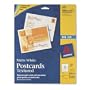 Postcards with Envelopes, 4"x6", 4 Cards/Sheet, 30 Sheets/Box AVE3380