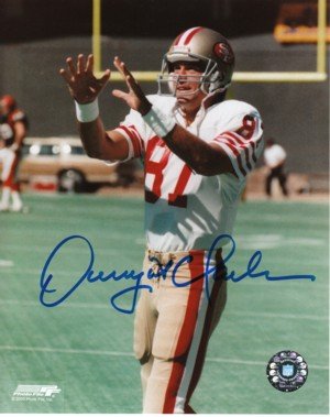 Dwight Clark signed San Francisco 49ers 8x10 Photo
