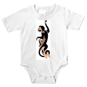 Baby clothes with animals, monkey, america, south