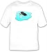 T-shirt with pool, dog, swimming