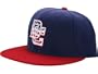 Washington Nationals Official On-Field 59Fifty ALTERNATE Fitted Cap by New Era (Navy-Red)(Size=7-1/2)