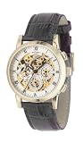 Rotary Gents Gold Plated Leather Strap Watch GS02375/01