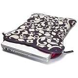 Kroo TAG 2-TONE Nylon Carrying Case (Black) Fits Good for any size between 7-inch Netbook to 10.4-inch Netbook for any Acer Asus CTL HP Lenovo Dell MSI Samsung Sony Sylvania Toshiba Lelocity Micro Netbooks