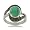 Turquoise Ring Sterling Silver W/ Marcasite Oval Bypass