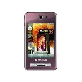 Samsung F480 Tocco Metallic Pink Sim Free Unlocked Mobile Phone