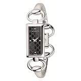 Gucci Women`s YA119506 Tornabuoni Rectangle Black Dial Watch