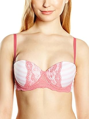 Kibys Intima Sujetador (Blanco / Rojo)