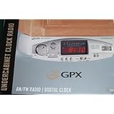 GPX D810 Under-Counter AM/FM Digital Clock Radio