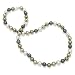 Perldor - 60650029 - Collier Femme - Argent 925/1000 - Perles de Coquillage - Tahiti - Gris argent -
