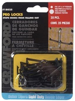 Crawford Peg Hook Locks by LEHIGH GROUP/CRAWFORD PROD
