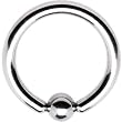 10 Gauge STEEL BCR Captive Ring 5/8" 5mm