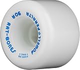 Powell-Peralta Rat Bones 60mm 90A White Skateboard Wheels (Set of 4)