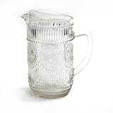 The Pioneer Woman Adeline 1.59-Liter Glass Ice Tea Water Pitcher Bar Drinkware, Clear