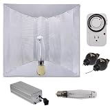 400 Watt HPS Grow Light Electronic Ballast Reflector Hood Kit