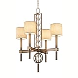 Kichler 42104CMZ Kichler Celestial Chandelier 4 Light Incandescent Cambridge Bronze