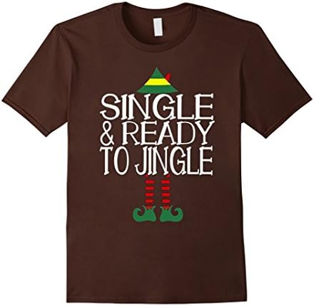 Men's Santa Oh My God Santa's Coming I Know Him Elf T-shirt   XL Brown
