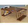 Bed Desk (Antique Walnut) (8.50H x 25.98W x 15.16D)