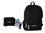 SKYPAK CABIN FOLDING BACKPACK (BLACK WITH ORANGE LOGO)